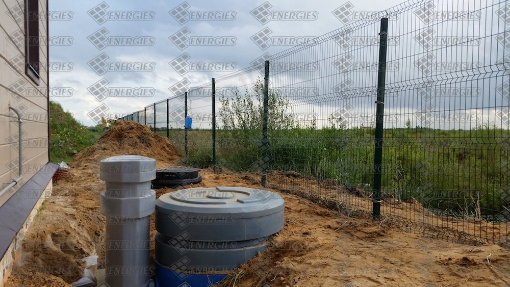 Закончен монтаж автономной канализации АНА-102 П2С в деревне Ексолово